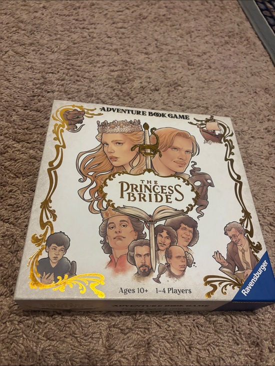 Ravensburger Other - Ravensburger The Princess Bride Adventure Book Game - White & Gold Box